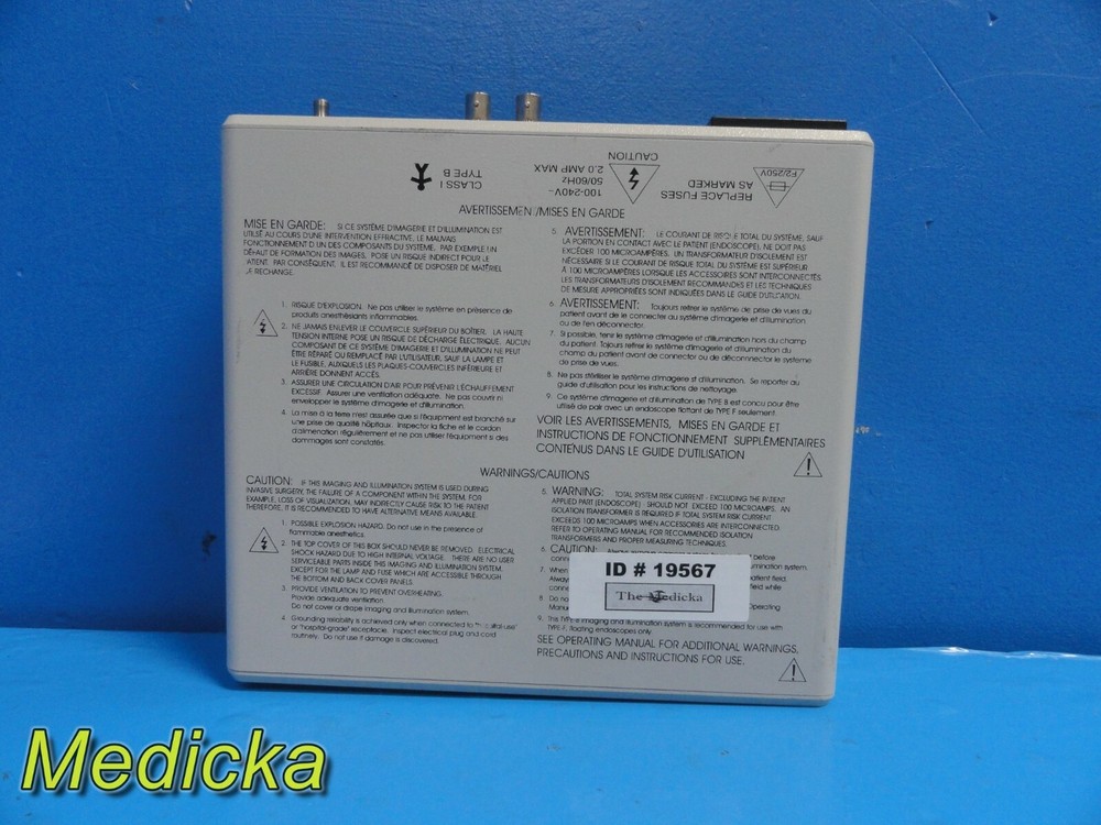 CODMAN Surgical 83-1337 Illumination Imaging System Console ~ 19567