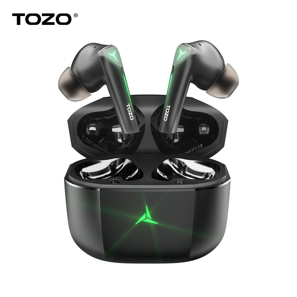 TOZO Gaming Pod Bluetooth Wireless Earbuds Earphone High Sensitivity Low Latency