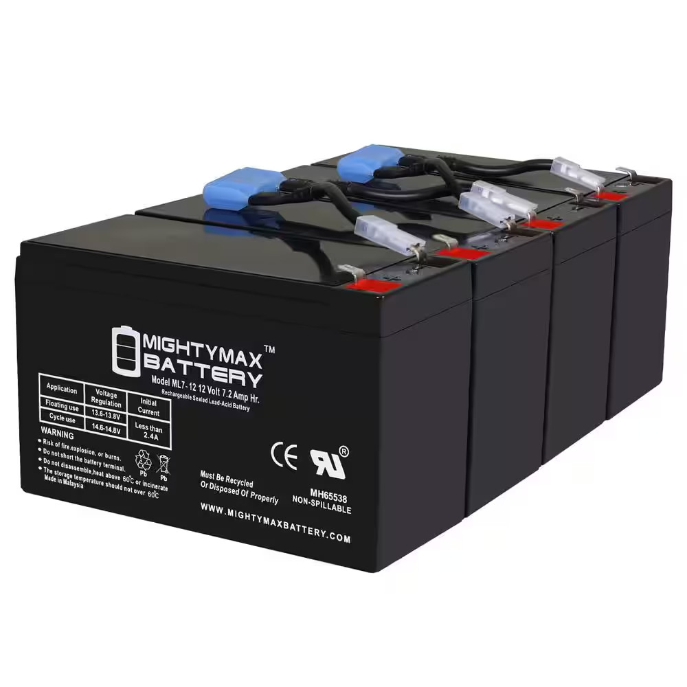 APC SMART-UPS 1400RM Rackmount Replacement Battery RBC8 Complete Kit