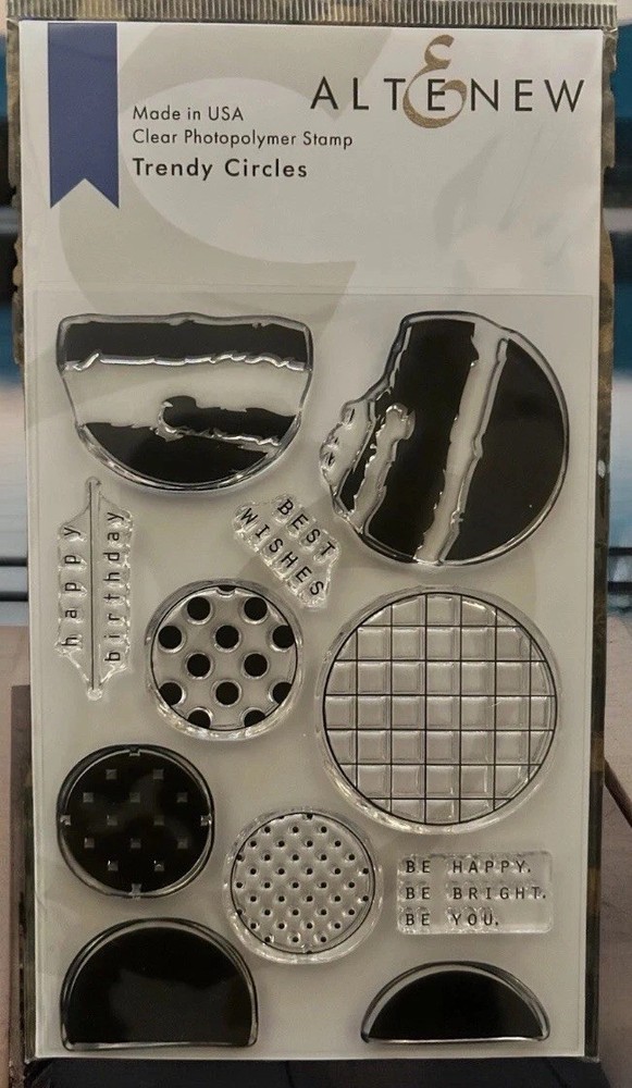 ALTENEW Trendy Circles Clear Stamp Set