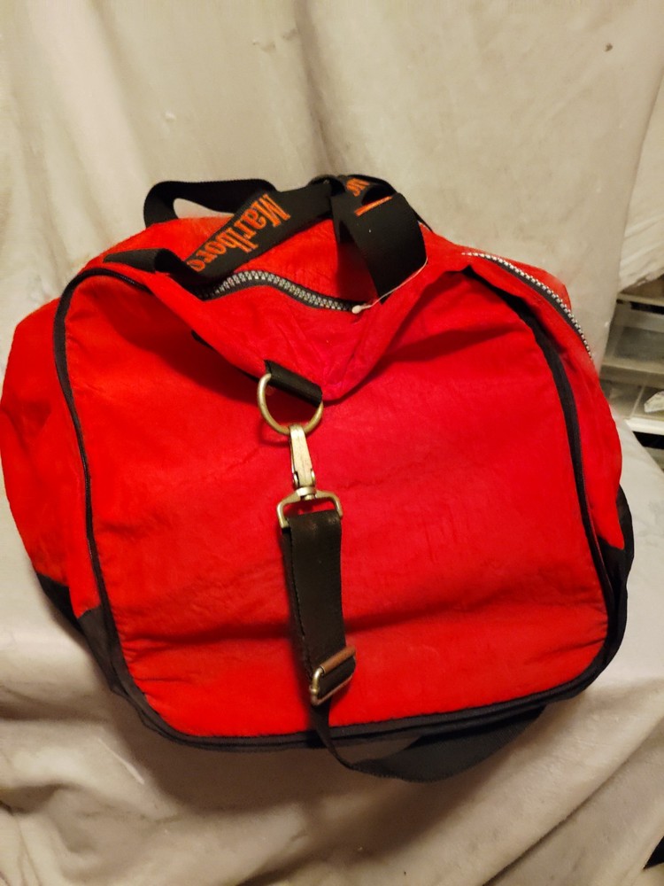 Marlboro Red Duffel Bag Vintage