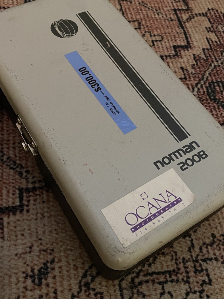 Norman 200B Case With Battery Pack And Leather Strap