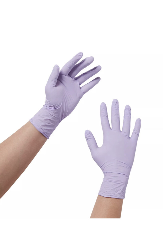 Halyard Lavender Nitrile Exam Gloves XL Case of 2300 Medical Dental #52820