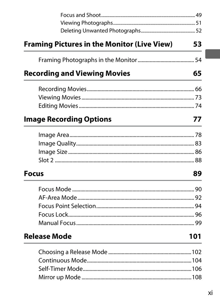 Nikon D3s — User Manual Owners Reference — 1/2 Size, 5.5" x 8.5" Small Compact