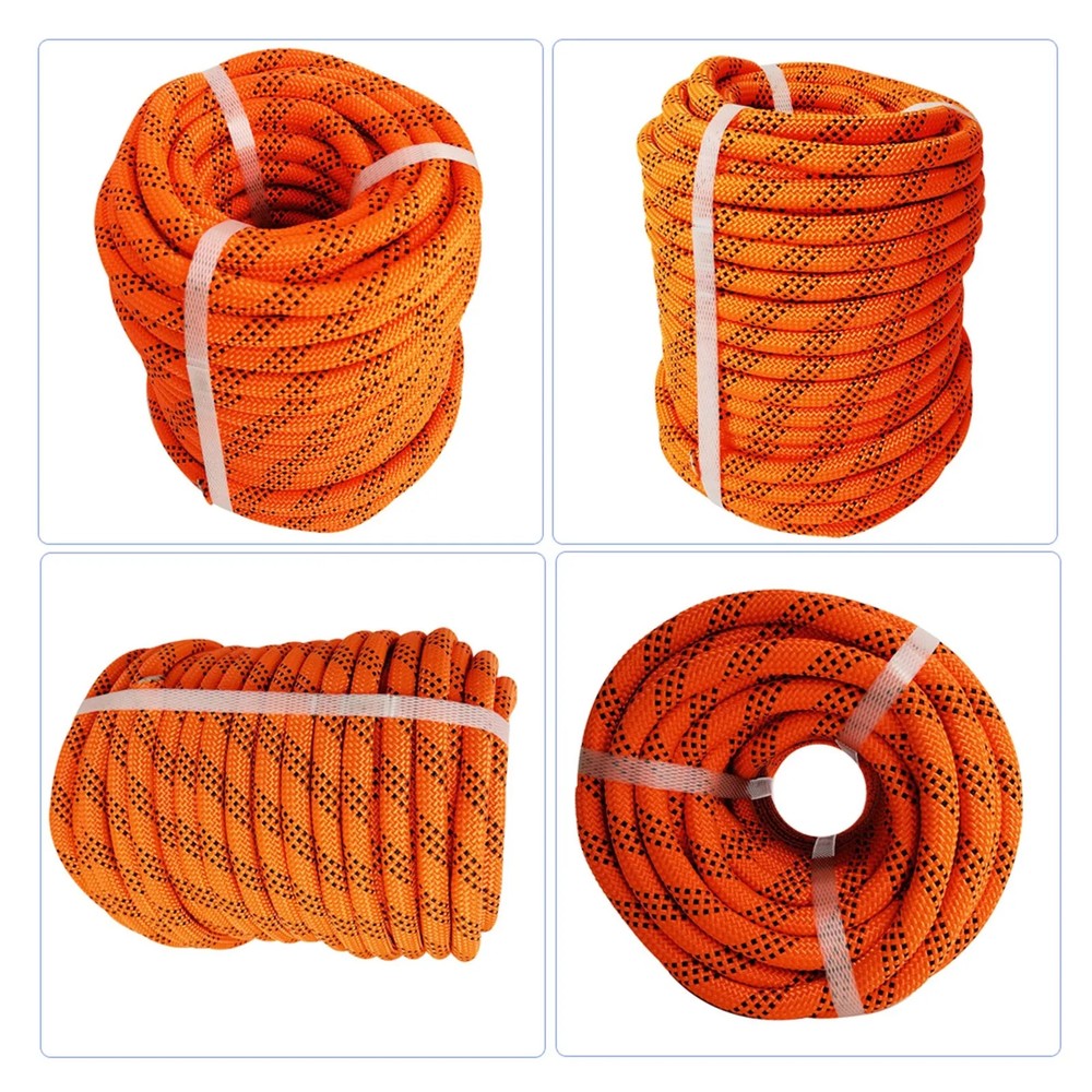 6180Lbs Breaking Strength Strong Pulling 1/2" x 100' Double Braid Polyester Rope
