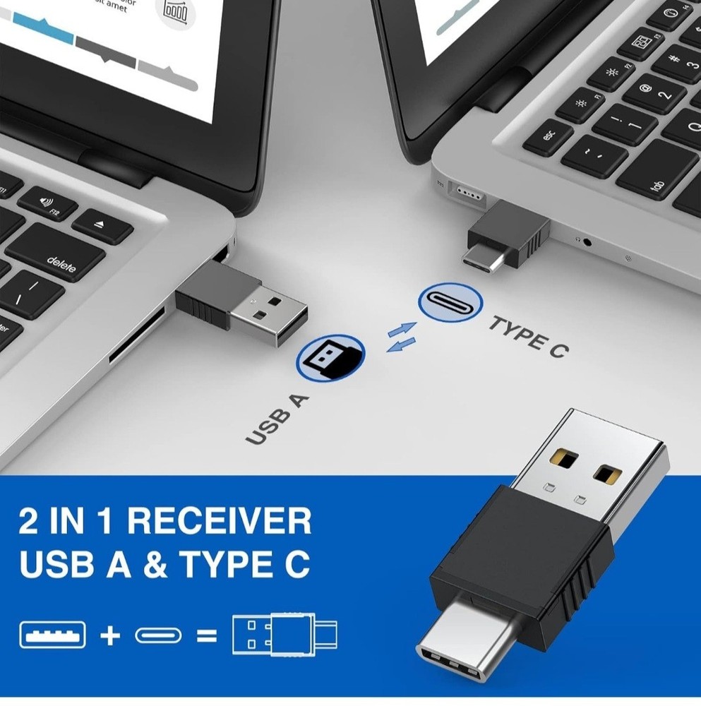 Presentation Clicker, 2-in-1 USB Type C Wireless Presenter Remote, Free Shipping
