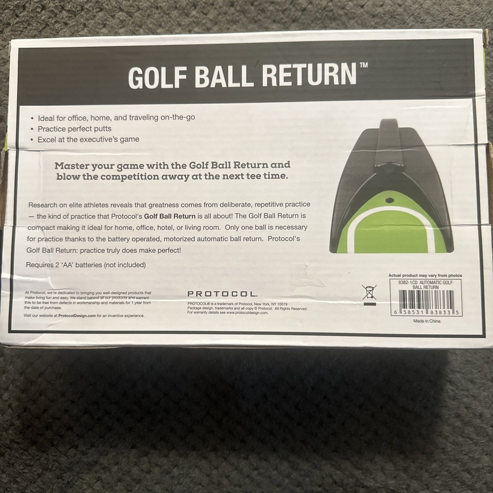 Golf Ball Return- Protocol