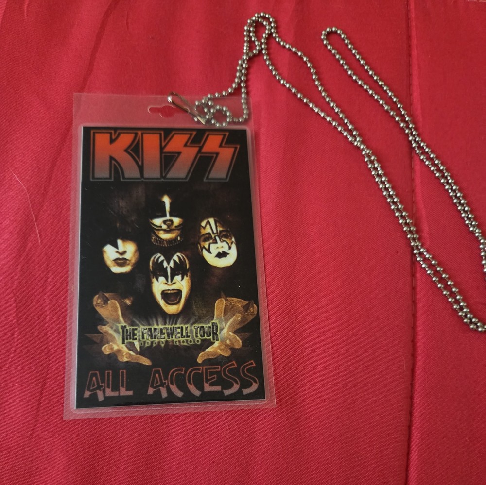KISS 2000 Farewell Tour All Access Backstage Pass Replica Laminate
