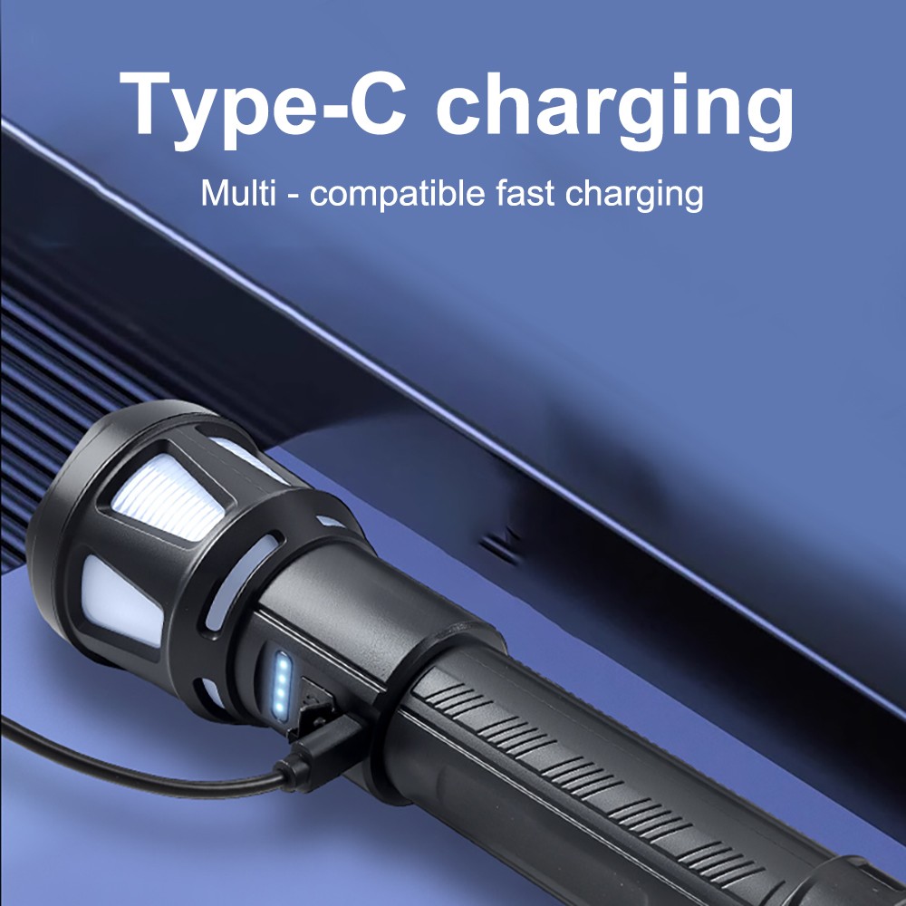 2Pack 99000000LM Super Bright LED Tactical Flashlight Rechargeable Flashlights