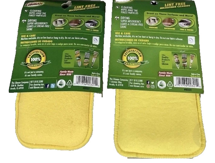 Libman Power Scrub Dots Kitchen & Bath Sponge - 2 PACK (4 Sponges)