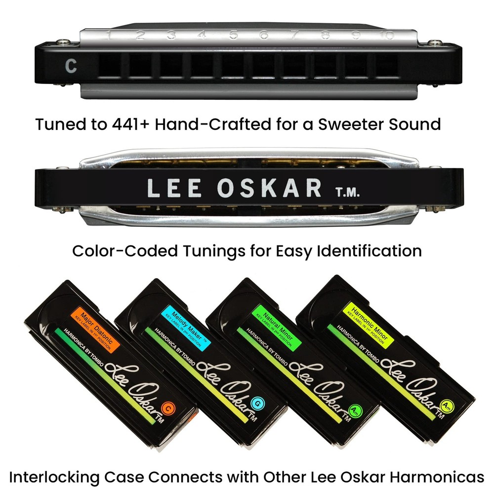 Lee Oskar Harmonica Harmonic Minor E Harmonic Minor - Key of Em