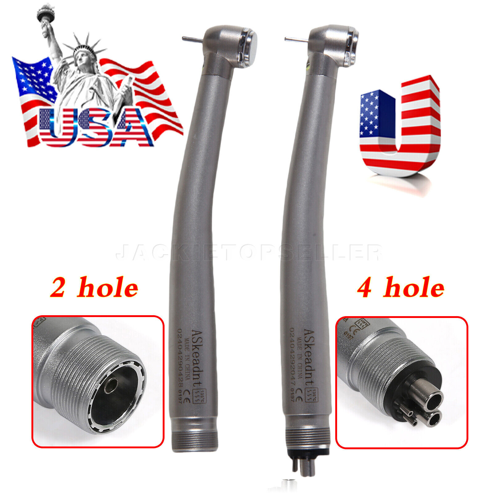 NSK Style Dental Fiber Optic LED E-generator/ High Speed Handpiece 2HOLE/4HOLE