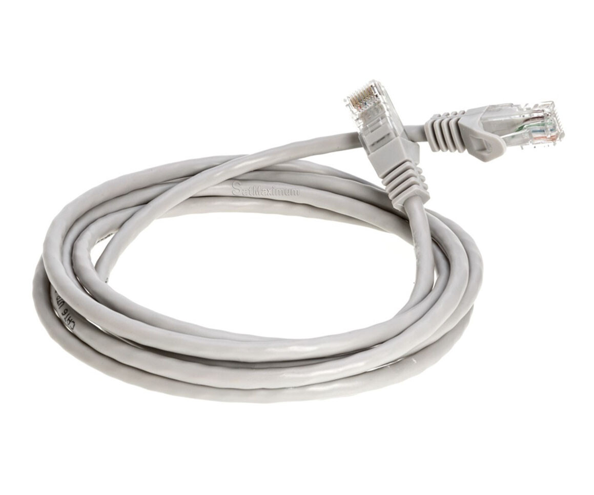 CAT6e/ CAT6 Ethernet LAN Network RJ45 Patch Cable Gray 1.5FT- 20FT Multipack LOT