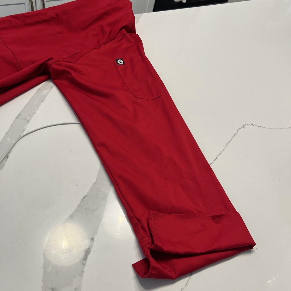 Uncommon Threads Chef Coat Size Medium Double-breasted Long Sleeve Red