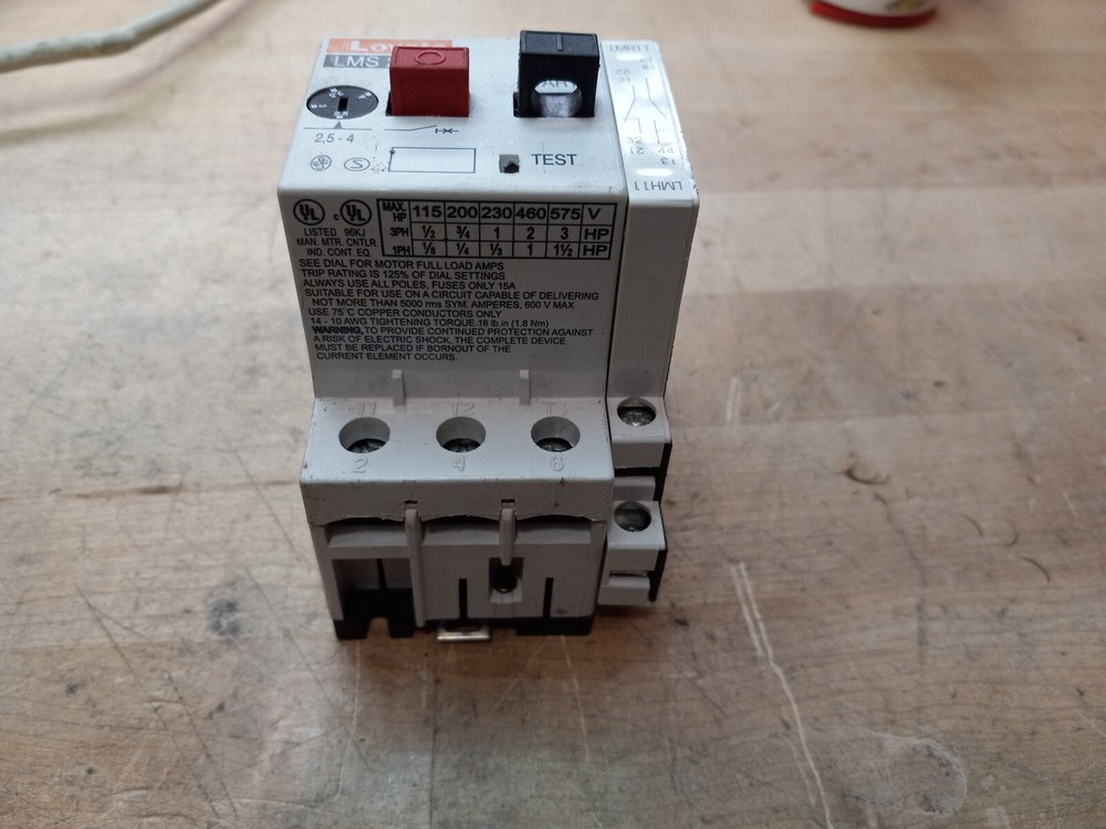 LOVATO LMS25 04T Manual Motor Starter