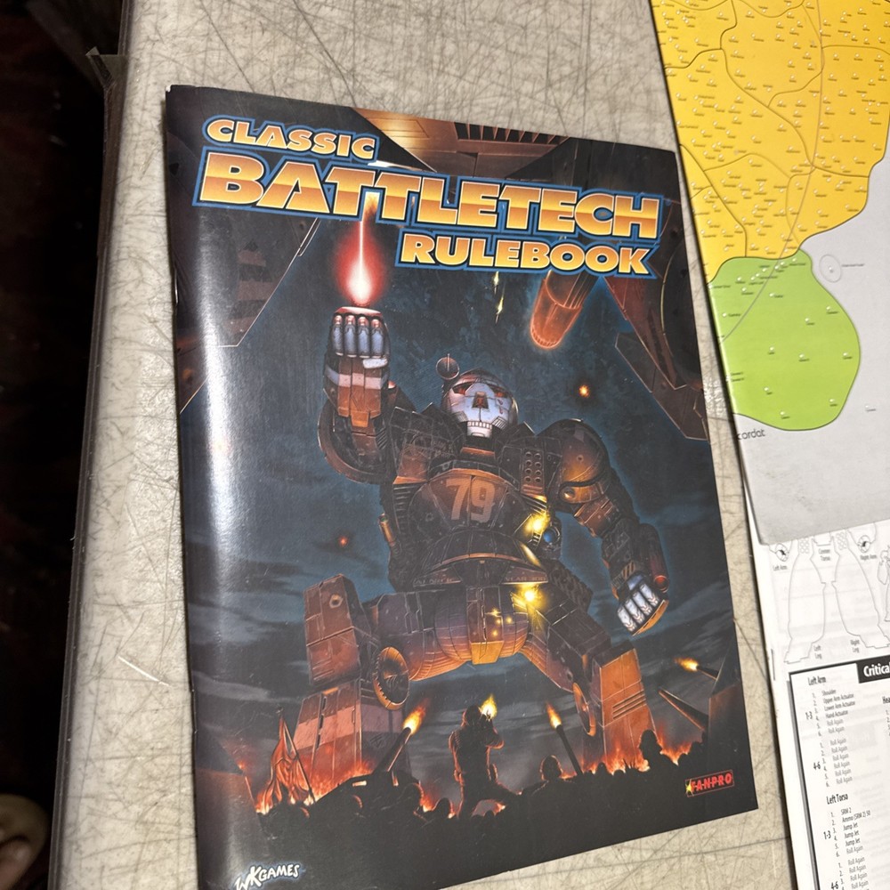 Fanpro Battletech Classic Battletech Core Rules Set 10980
