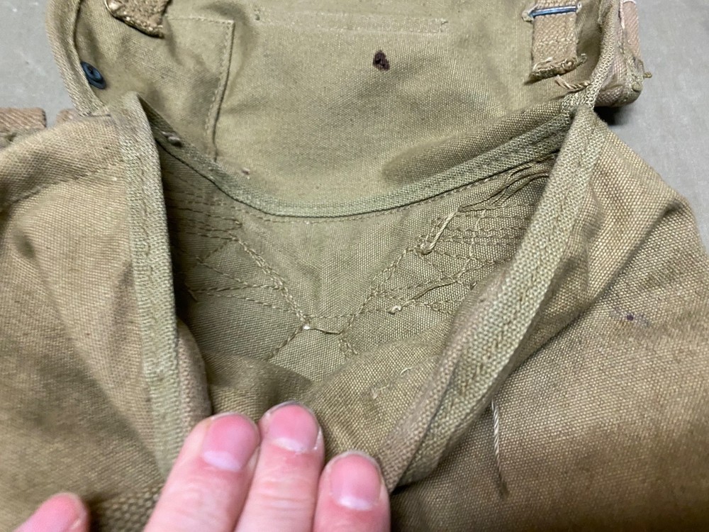 ORIGINAL WWII US ARMY M1942 COMBAT FIELD HAVERSACK BACKPACK-OD#3, 1942