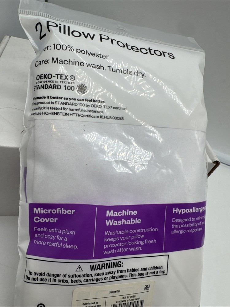 Room Essentials Microfiber Pillow Covers Standard/ Queen