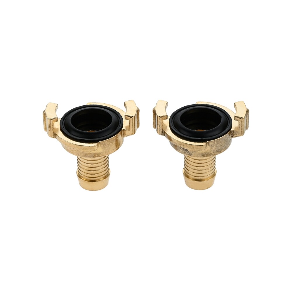 2Pcs Quick Coupling 3/4 Inch for Garden Hose Connector Nozzle Plug-In Coupling