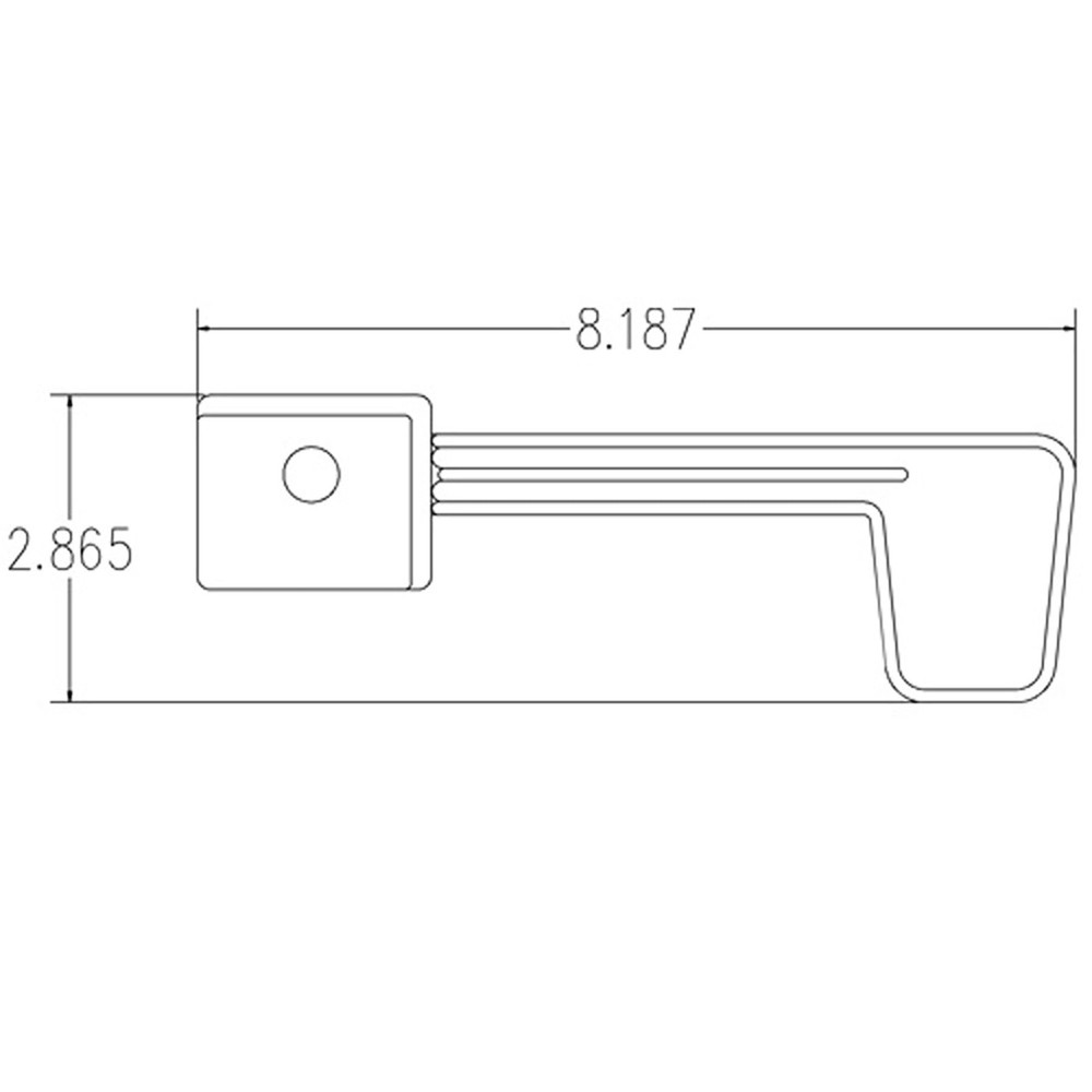 Architectural Mailboxes Plastic Mailbox Flag Replacement Kit, Red