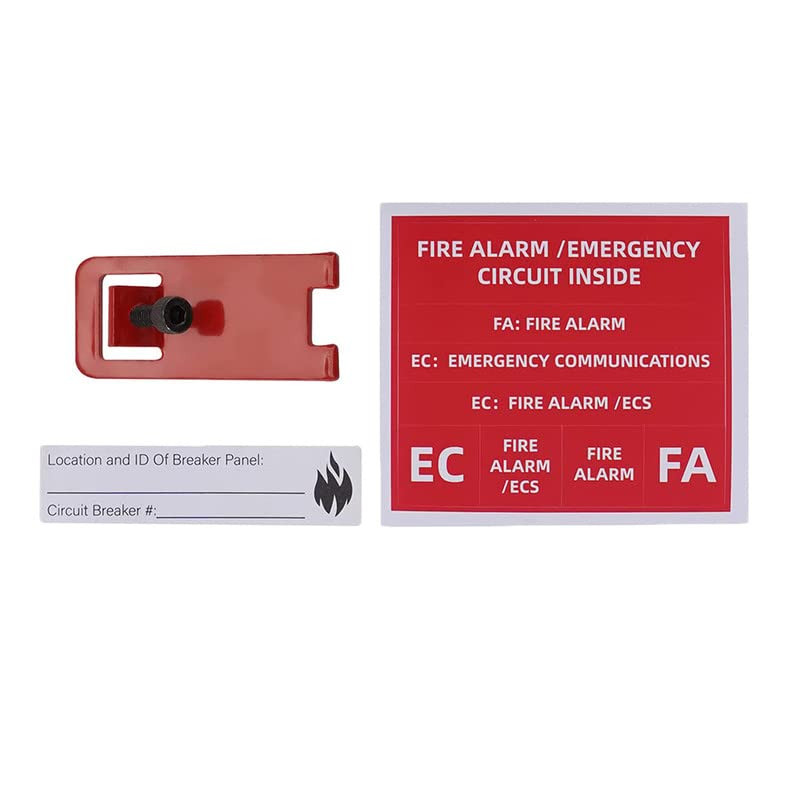 ELOCK-FA Fire Alarm Lock E-Series Lockout Kit Red1 RED