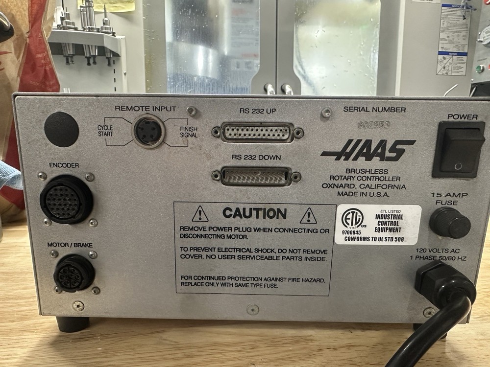 HAAS Brushless Indexer Controler