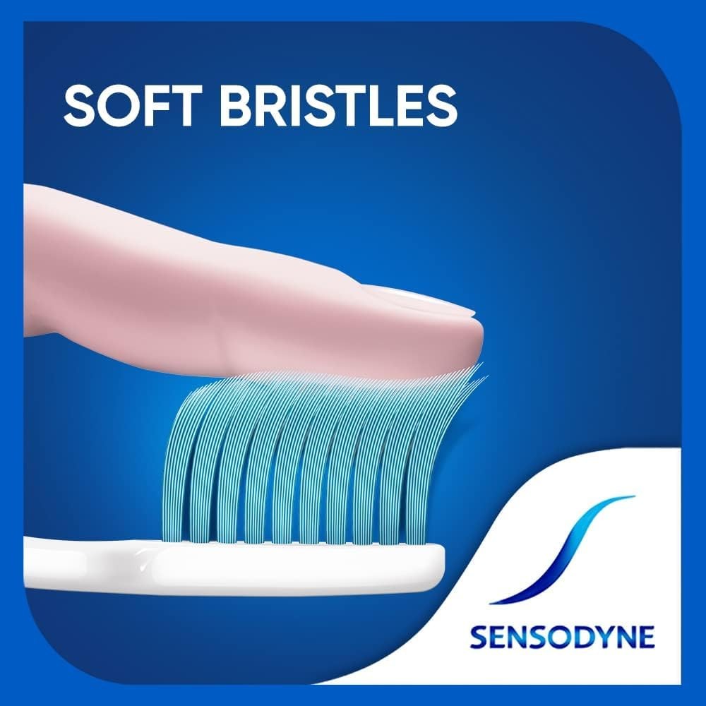 Sensitive Toothbrush Soft Sensitive Teeth, 3 Count (Pack of 2)