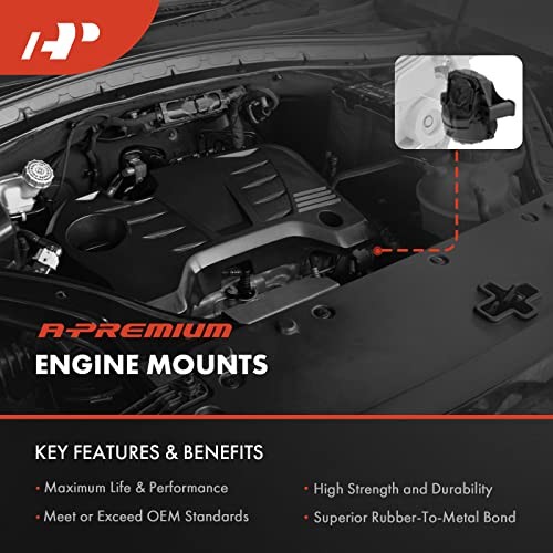 2PCS Front Left and Right Engine Motor Mount Kit Compatible with Dodge Ram