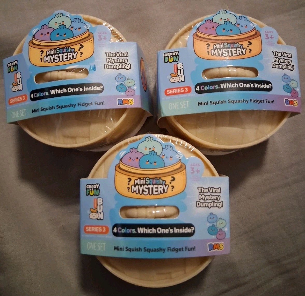 Mini Crazy Fun Squishy Mystery Series 3 Dumpling Viral TIK TOK Dumplings! 🥟