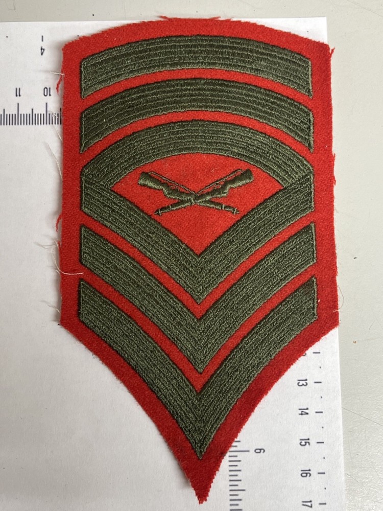 Vintage USMC Marine Staff Sergeant Patch