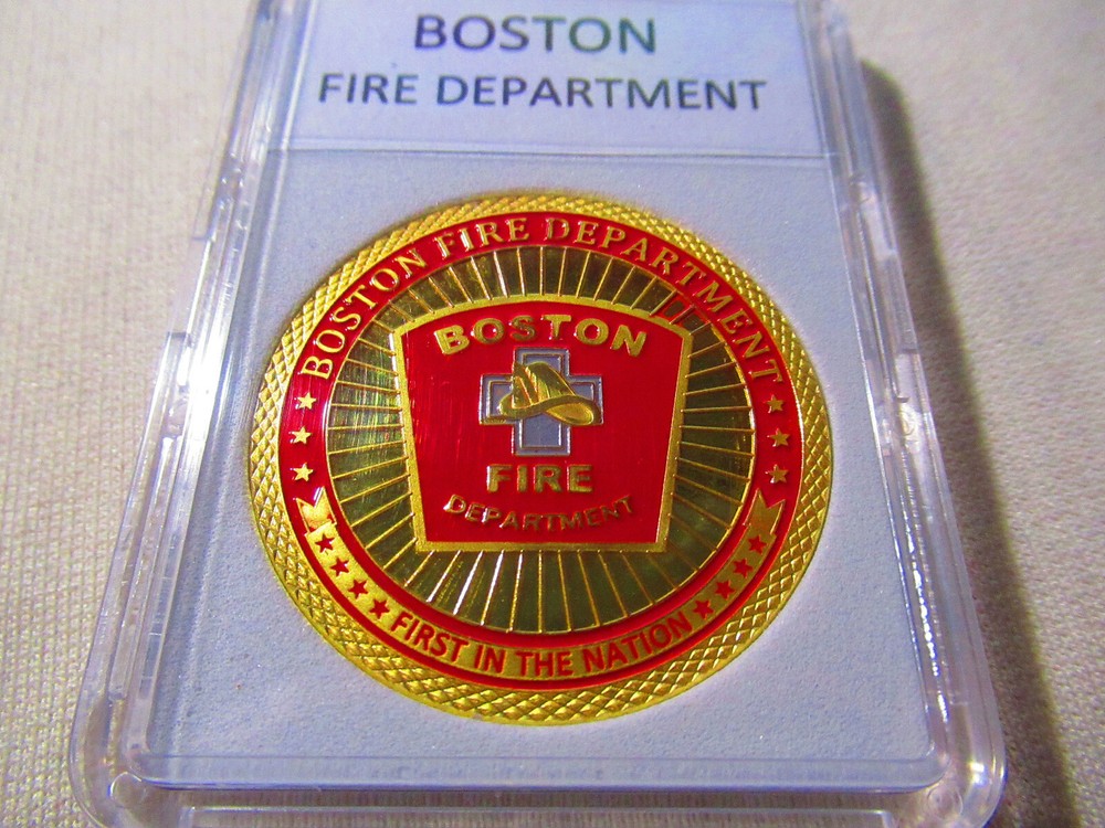 BOSTON Fire Dept. Challenge Coin
