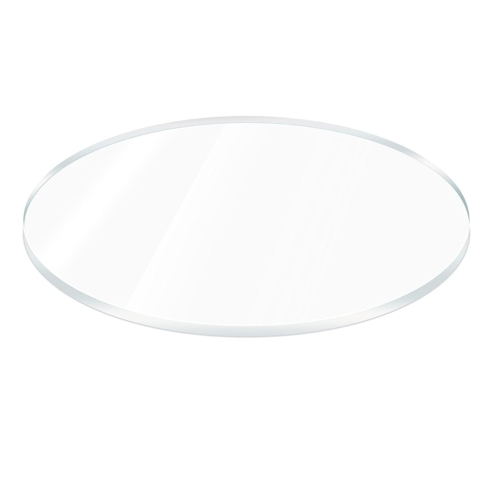12" Clear Acrylic Sheet Plastic Round 1/8" Plexiglass Tile for DIY Project