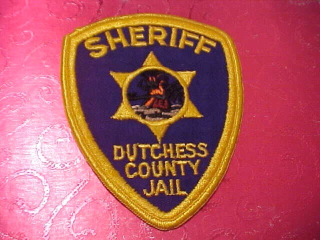 DUTCHESS COUNTY NEW YORK JAIL POLICE PATCH  SHOULDER SIZE UNUSED NOT A BADGE