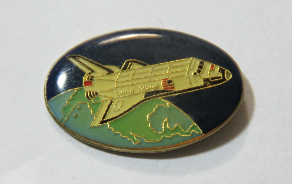 Space Shuttle Lapel Pin Badge