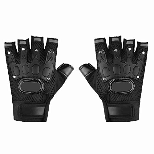 Half Finger Driving Gloves, Comfortable Breathable Grip for Steering,