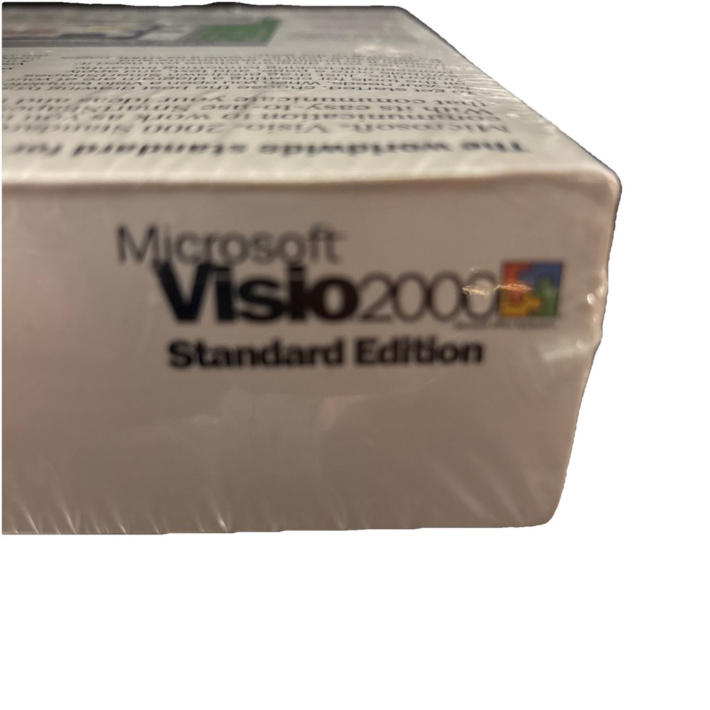 Microsoft Visio 2000 Standard Edition For Windows Factory Sealed