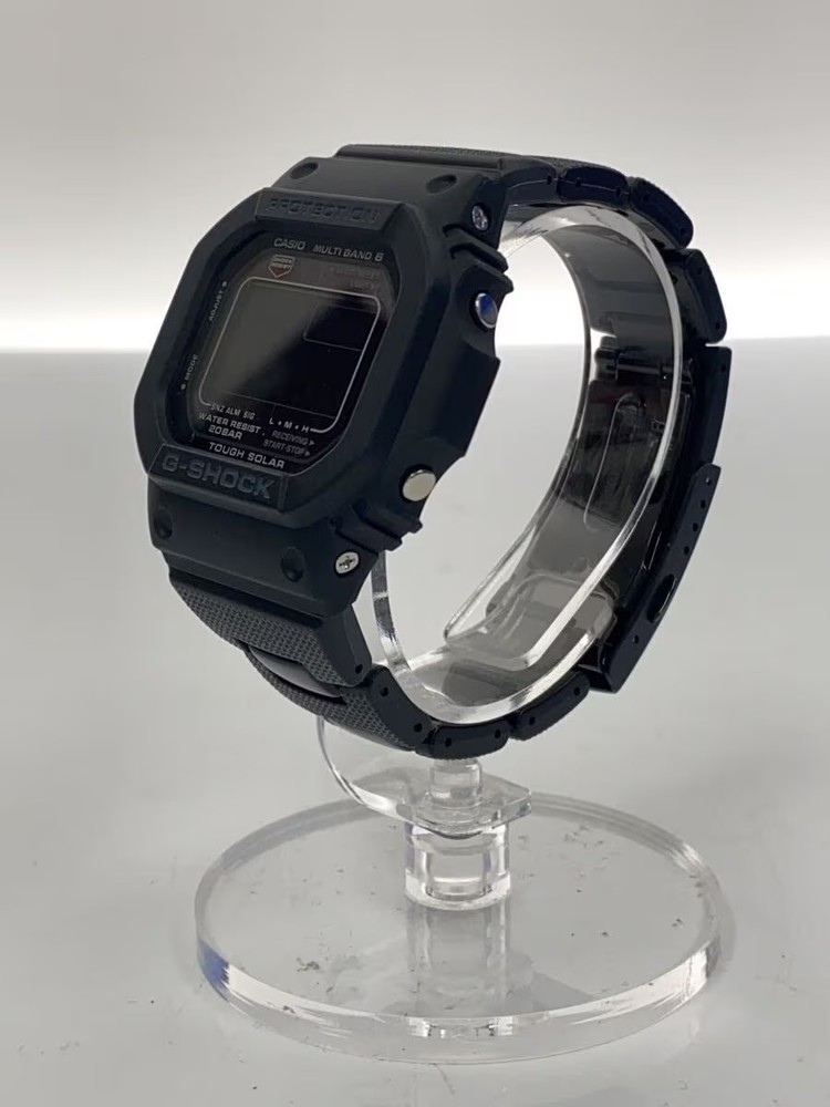 CASIO Solar Watch G SHOCK Digital Stainless BLK BLK SS