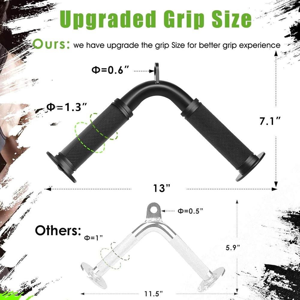 Tricep Pull Down Attachment,Bigger V Bar Attachment LAT Pulldown Attachments ...