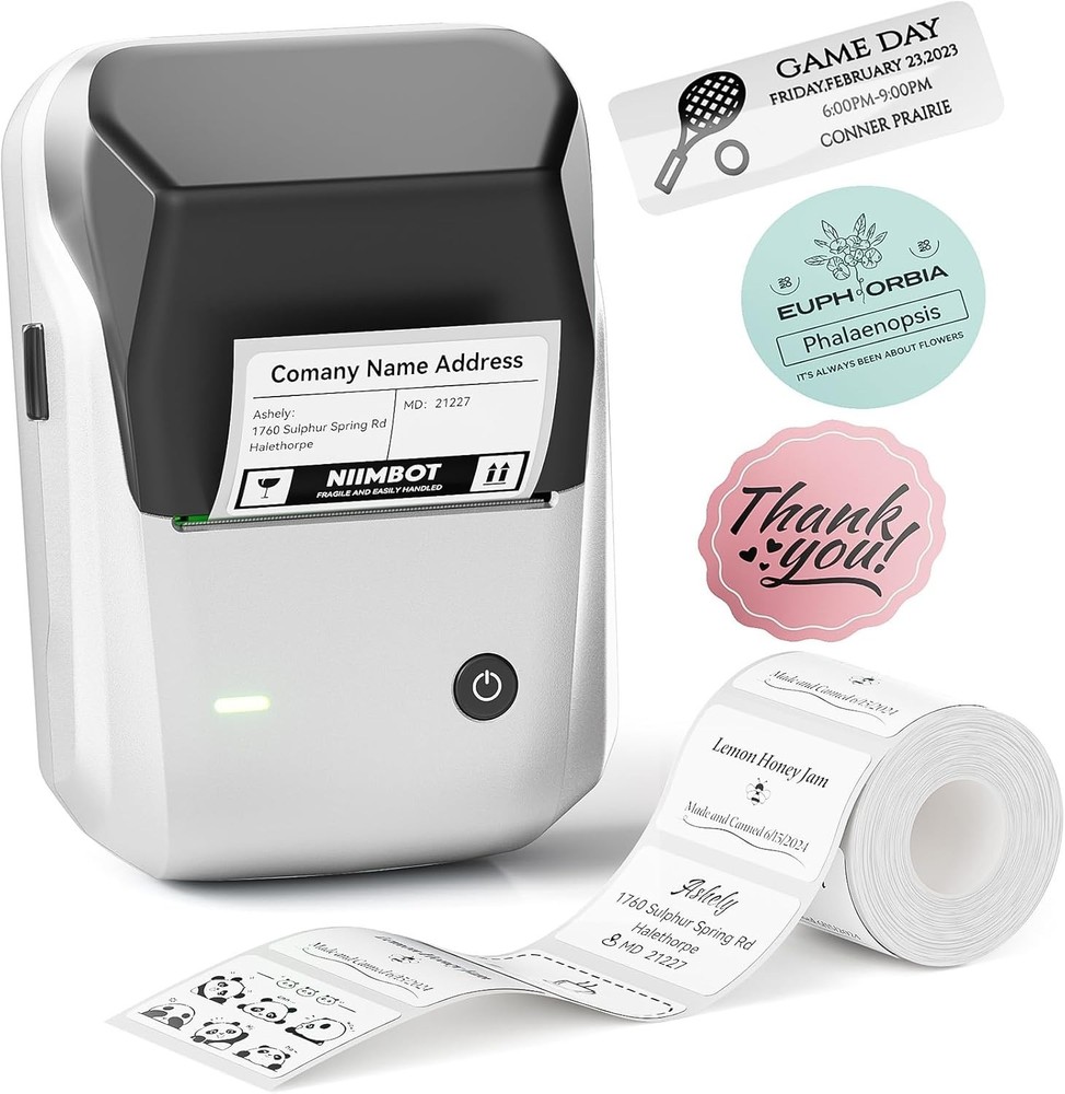 B1 Label Printer with Rechargeable Battery