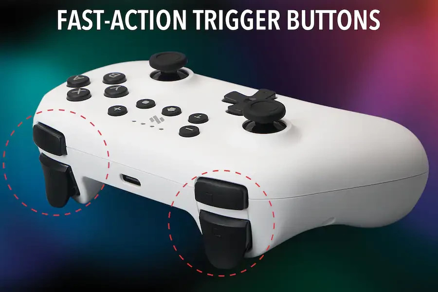 NEXT Wireless Rechargeable Pro Controller 2-Pack For Switch 2 & Switch Used