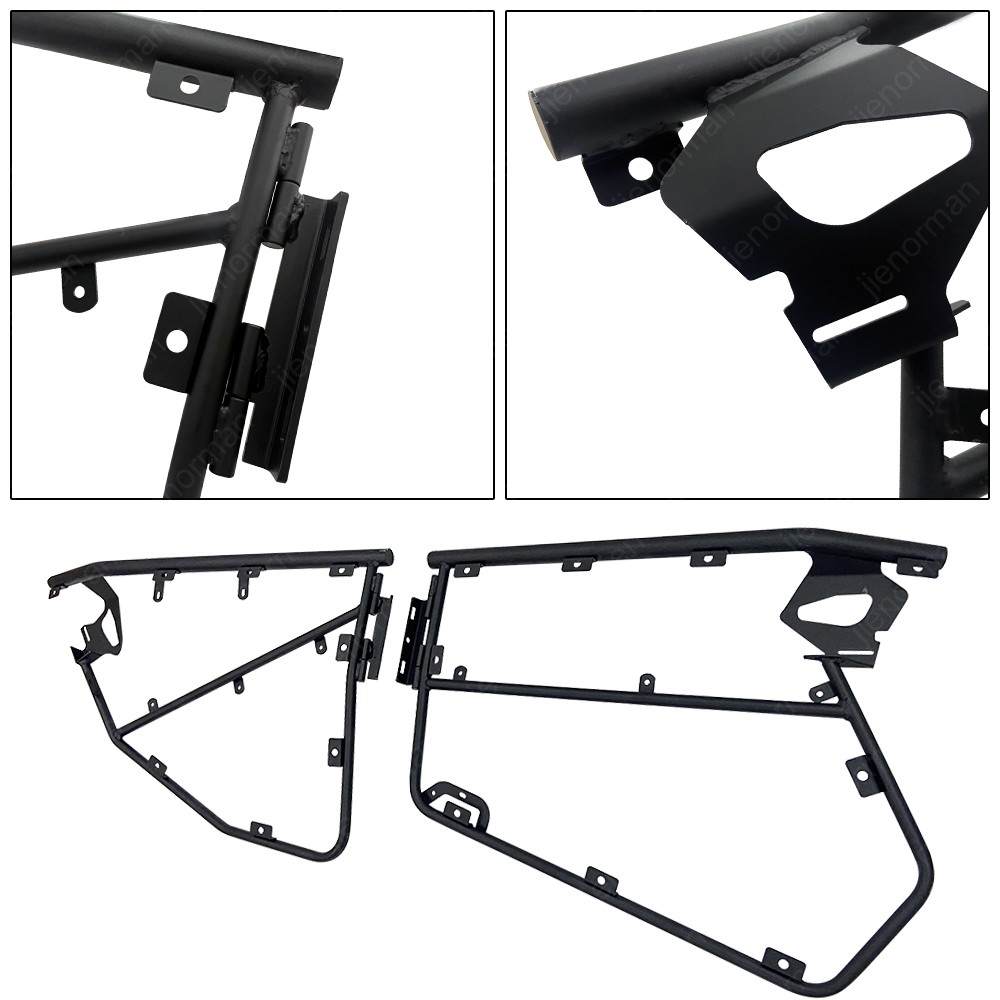 Full Doors Aluminum UTV Side for 14-23 Polaris RZR XP4 XP 1000 Turbo S 4 Seats