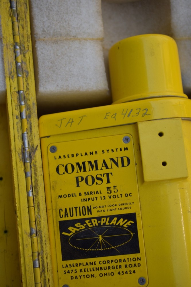 laser plane command post alignment