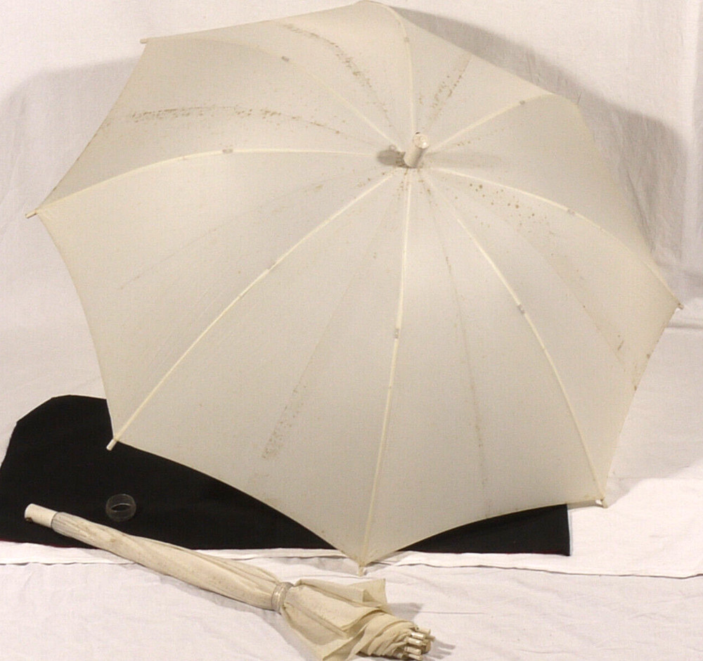 PRL) EPG 2x WHITE SOFTBOX UMBRELLA FLASH DIFFUSER PHOTO STUDIO UMBRELLA