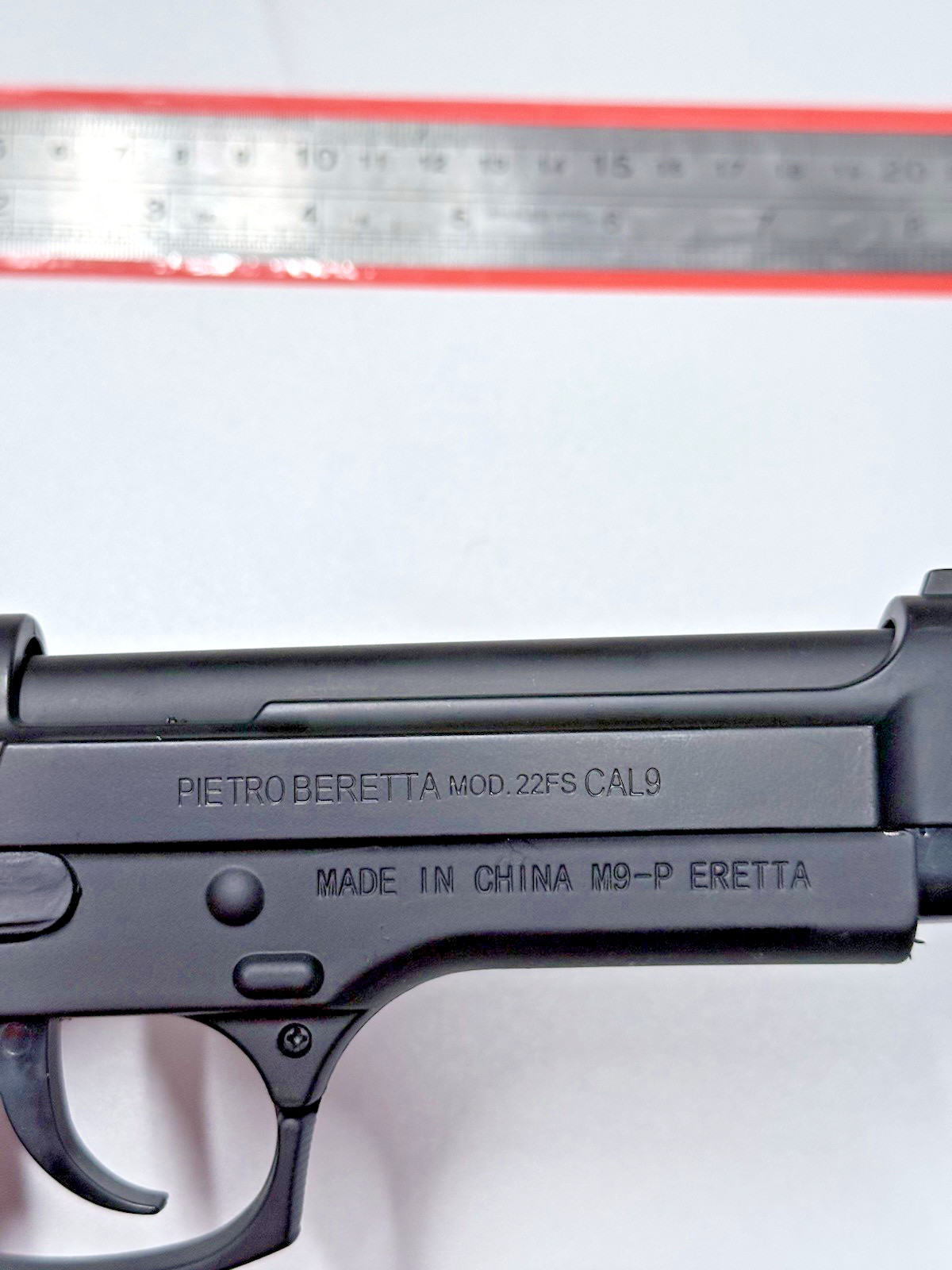 9mm M9 Beretta Jet Black Slide Action Gun Pistol Jet Torch Lighter USA 1:1 Big