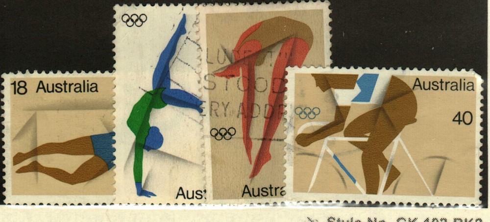 Australia #637-40 used Olympics