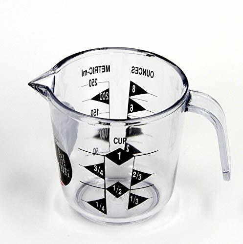 Chef Craft Select Plastic 1 Measuring Cup, 3.5 inch, Clear