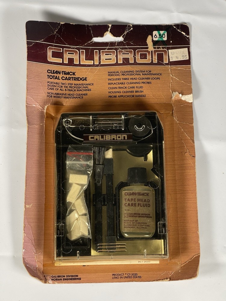 Calibran Clean 8 Track Cleaning Kit