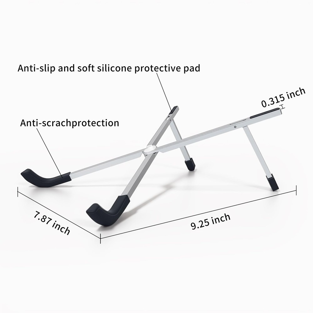 Protable Laptop Stand for Desk,Foldable Laptop Riser Holder,Ventilated Coolin...