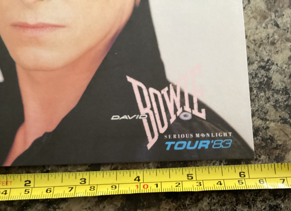 DAVID BOWIE SERIOUS MOONLIGHT 1983 TOUR PROGRAMME