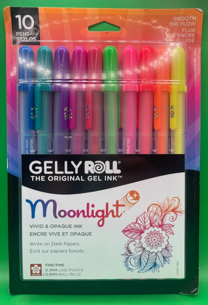 Gelly Roll Moonlight Fine Point Pens 10/Pkg-